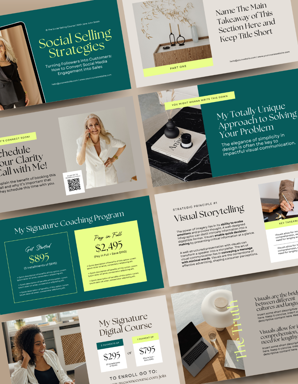 Professional Sales Deck